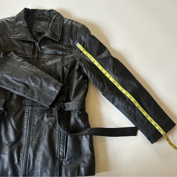 90s/ y2k Vintage Leather Moto Jacket NEW WITH TAGS - Kathy Ireland - Picture 3 of 14